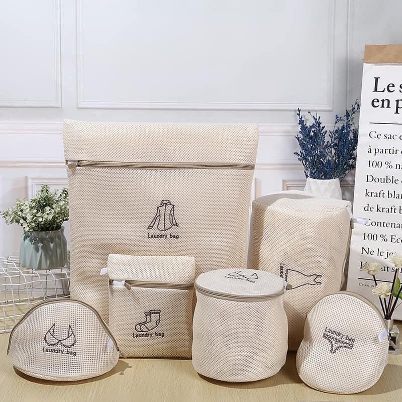 SET 6 TÚI LƯỚI GIẶT ĐỒ 3 LỚP CAO CẤP