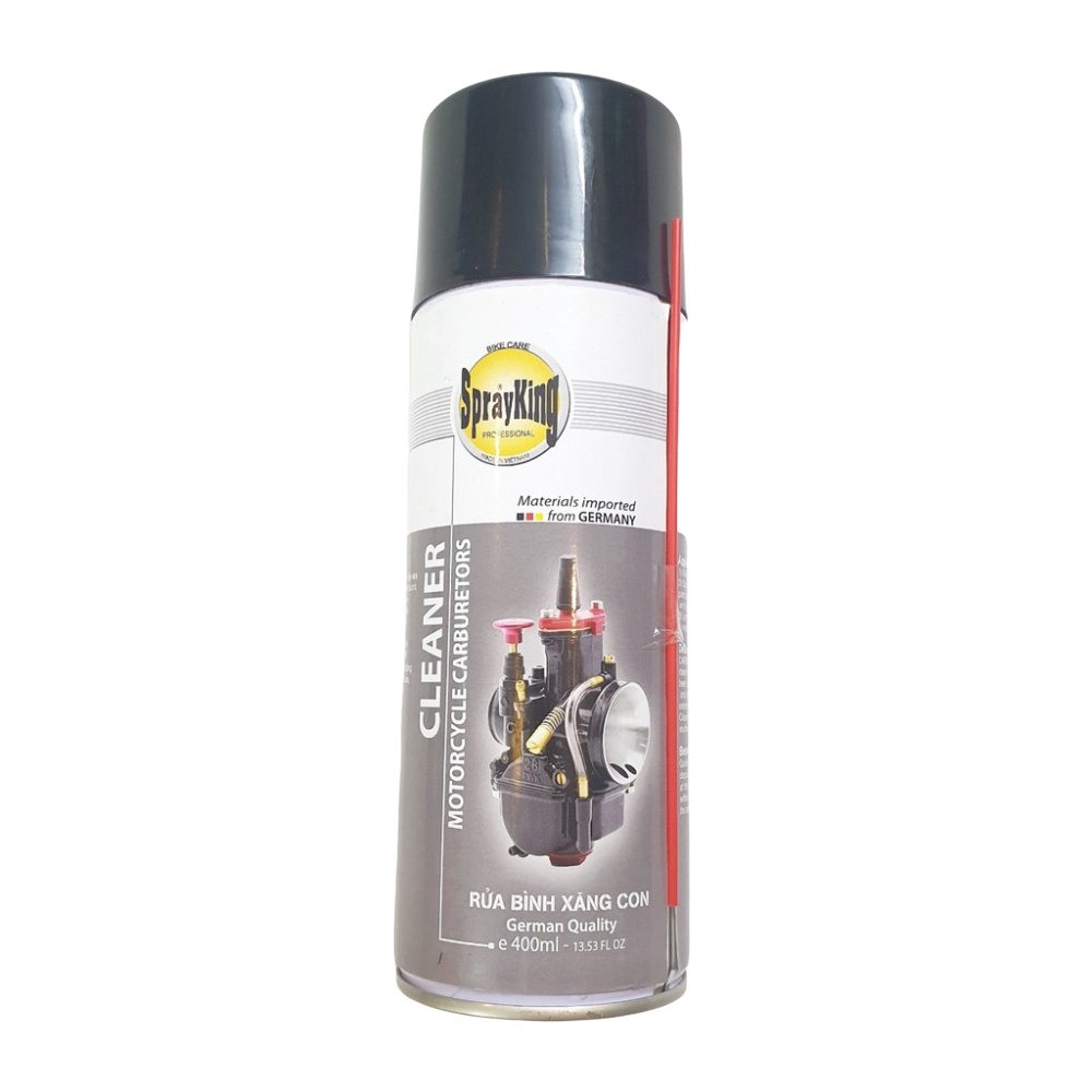 Rửa Bình Xăng Con Spray King 400ml siêu sạch