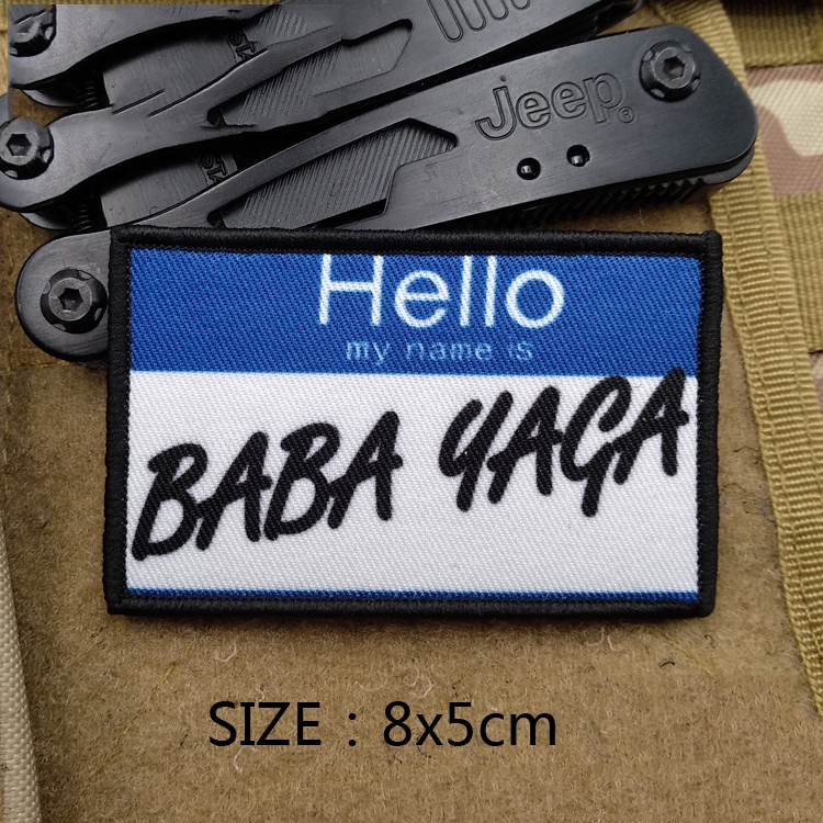 In hình cá tính băng đô Velcro gói với huy hiệu tinh thần miếng vá Cờ Israel Miếng dán cờ Israel Chi