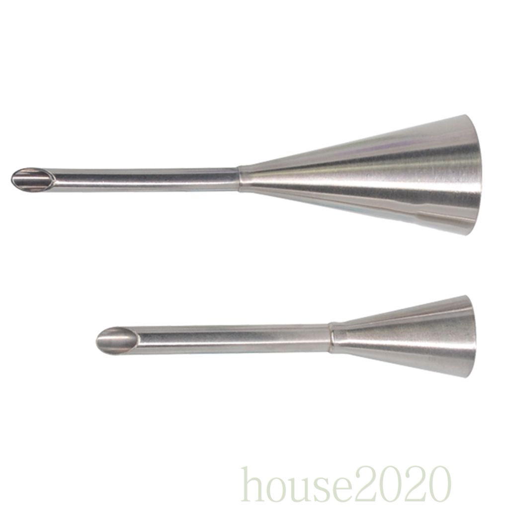 Set 2 đầu phun kem trang trí bánh bằng thép không gỉ 2020 DIY