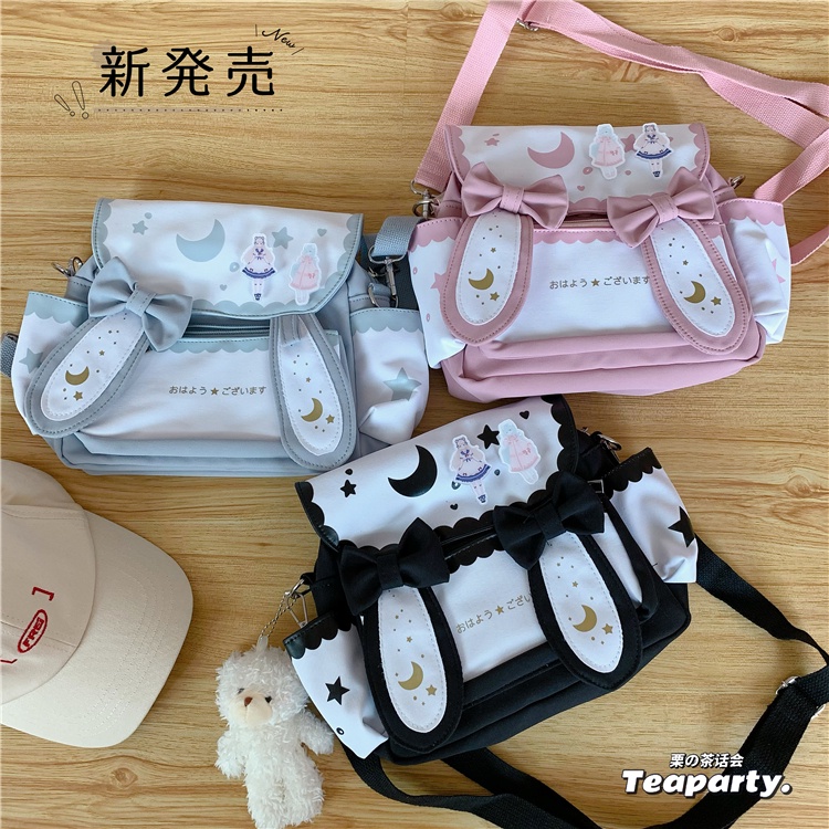 Túi đeo chéo tai thỏ dễ thương