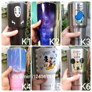 Tuyển tập ly giữ nhiệt Thái lan 900ml (có túi + 2 ống hút và 1 cọ)
