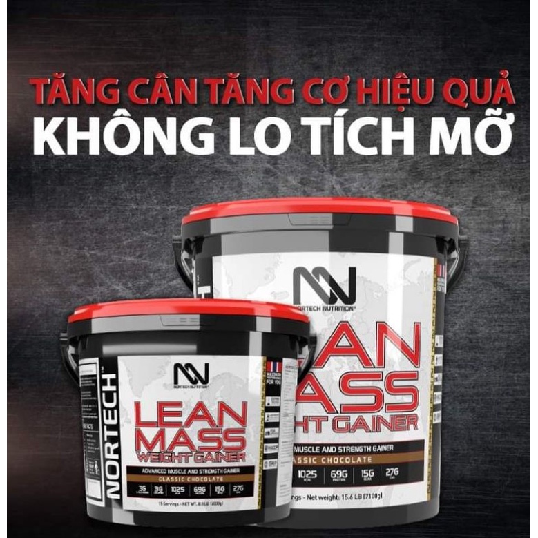 NORTECH LEAN MASS TĂNG CÂN TĂNG CƠ HẠN CHẾ MỠ