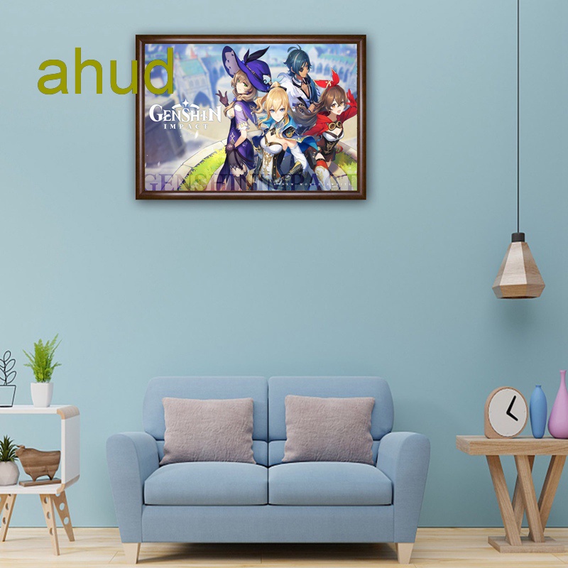 Áp Phích Dán Tường Trang Trí Phòng Khách Hình Anime