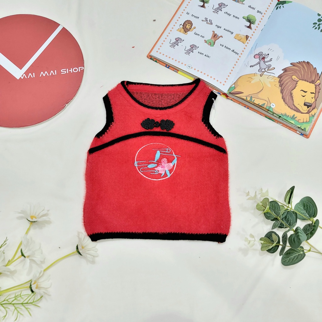 Áo ghile len lông mềm cho trẻ em 6-15kg-Bảng 5