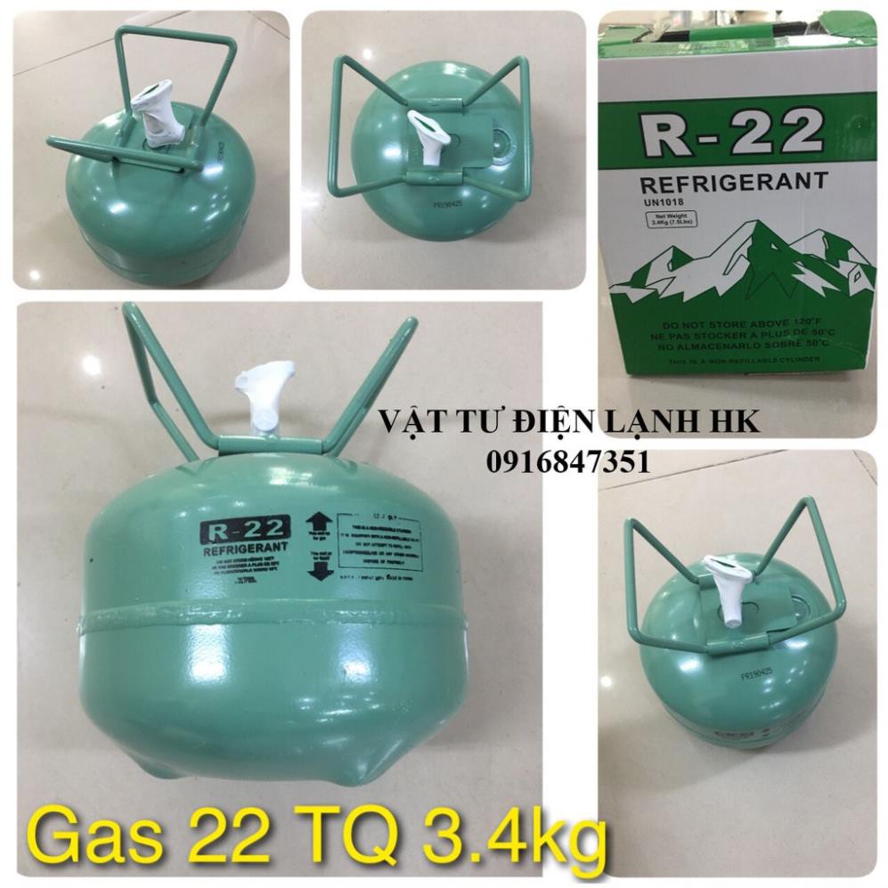 Môi chất lạnh gas lạnh R22 R32 R134 R404 R407 R410 R600 - ga 22 32 134 404 407 410 600 bình nhỏ