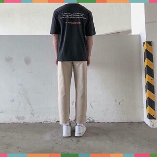 QUẦN BASIC PANTS KAKI MÀU ĐEN / BE NÂU TAN UNISEX