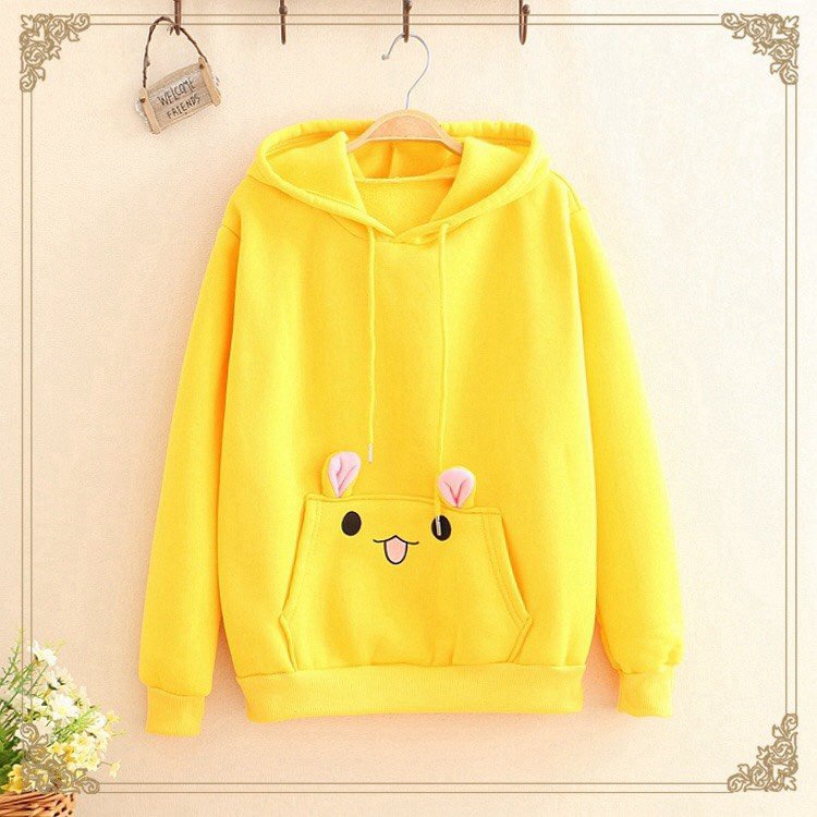 Áo hoodies form to y hình có mũ thời trang hàn quốc 2021 , hottrend KME FASHION