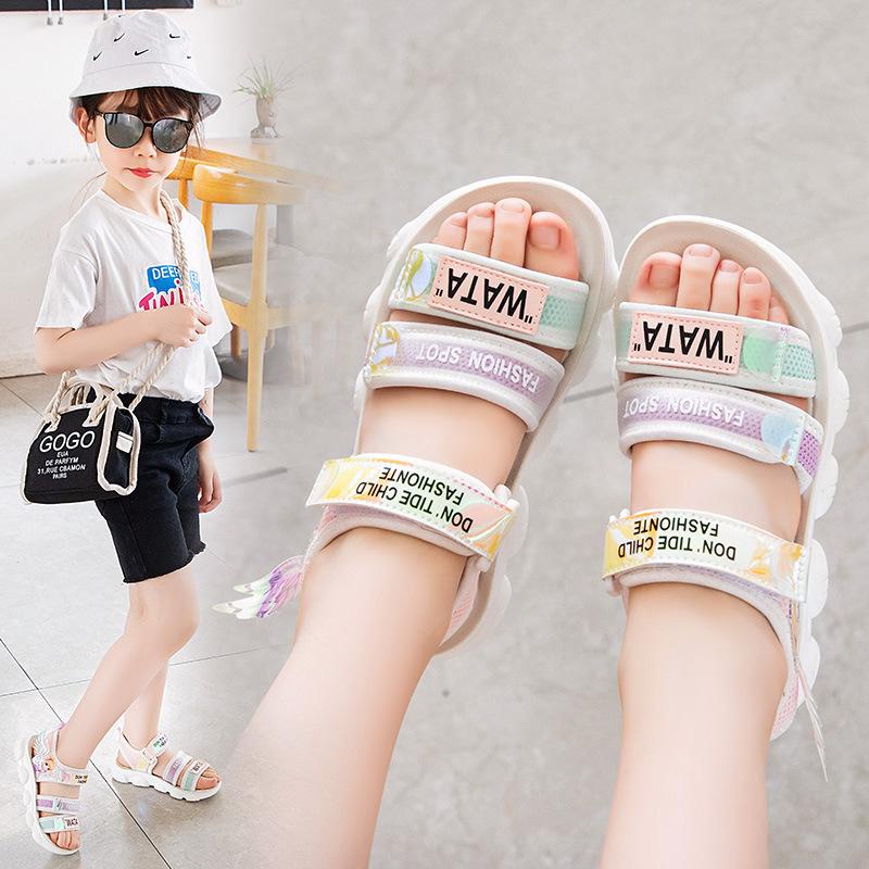 Sandal cho bé gái giày đi học bé gái dép quai hậu công chúa quai ngang trẻ em 4-15 tuổi [SDG24]