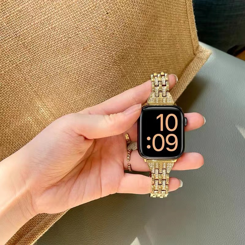 Dây Đeo Inox Siêu Mỏng Cho Đồng Hồ Thông Minh Apple Watch 44mm 40mm 45mm 41mm 42mm iwatch series 7 6 se 5 4