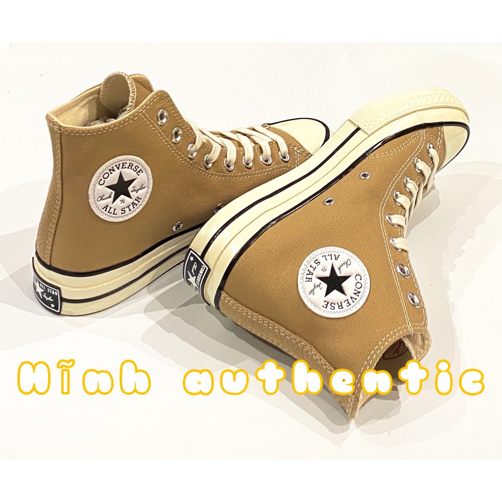 😸 Giày Converse Chuck Taylor 1970s Colors Vintage Khaki cổ cao