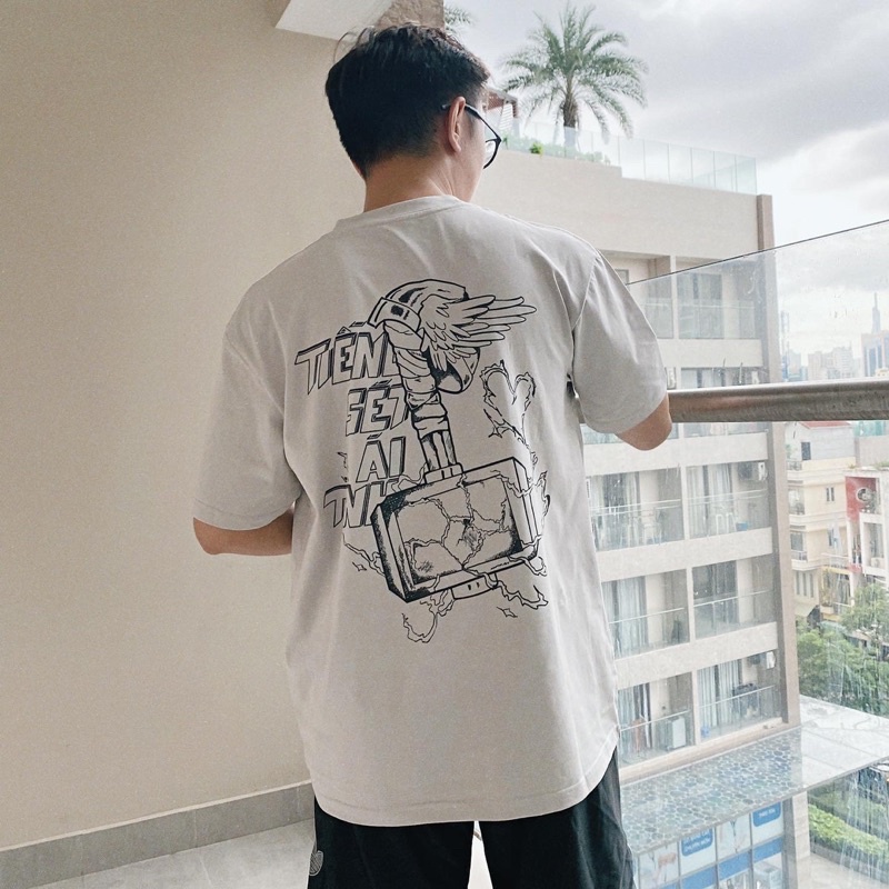 Áo thun Tiếng Sét Ái Tình phim Thor: Love And Thunder, Marvel form oversize unisex rộng rãi thoáng mát