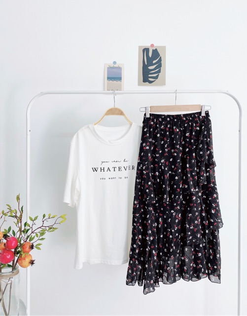 Chân Váy hoa nhí tầng | BigBuy360 - bigbuy360.vn