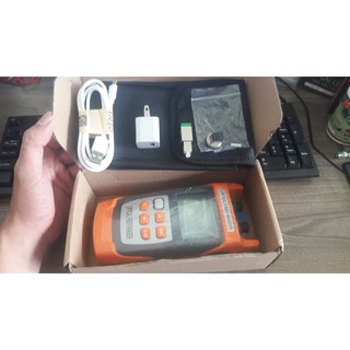 Máy Đo Điểm Đứt, Máy đo khoảng cách cáp quang AUA-328  Khoảng cách 19m đến 60km kèm cổng soi 5km - nguồn sạc