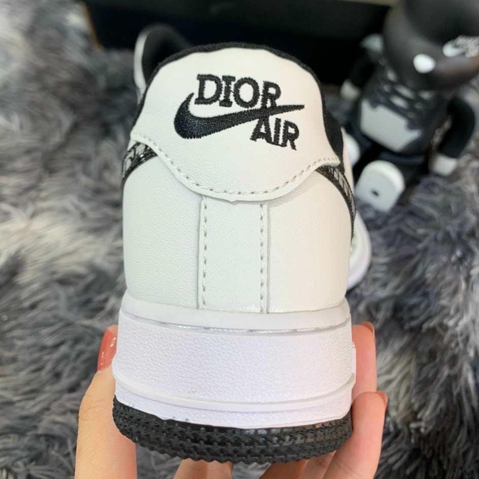 [Hot Trend - giảm giá] Giày Thể Thao Sneakers 𝐍𝐈𝐊𝐄 AIR FORCE ONE Dior ,Af1 DIOR đen Bản đẹp