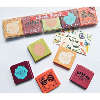 [1/2 Fullsize] Tách set phấn má, tạo khối Benefit Cheek Party Mini Blush & Bronzer Set Hoola Dandelion Galifornia Dallas