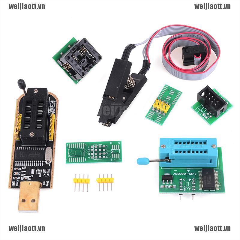 Bộ lập trình USB CH341/ SOiC8 Clip/ Bộ điều hợp 1.8V/ Bộ điều hợp SOiC8