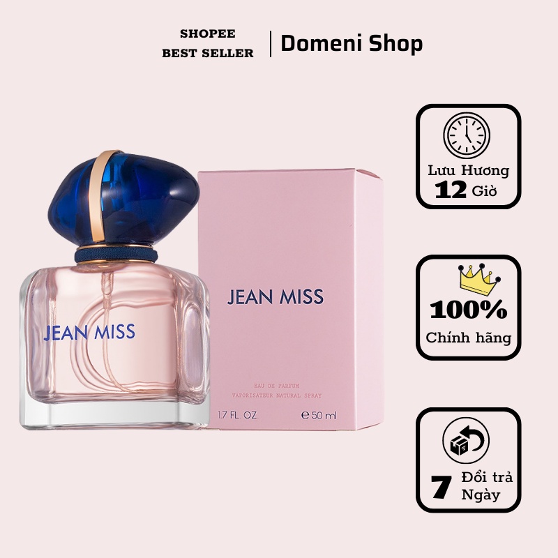 Nước Hoa Nữ, Nước Hoa My Way Jean Miss 50ml Ngọt Ngào, Quyến Rũ, Thơm Lâu 12h - Dầu thơm nữ Chính hãng