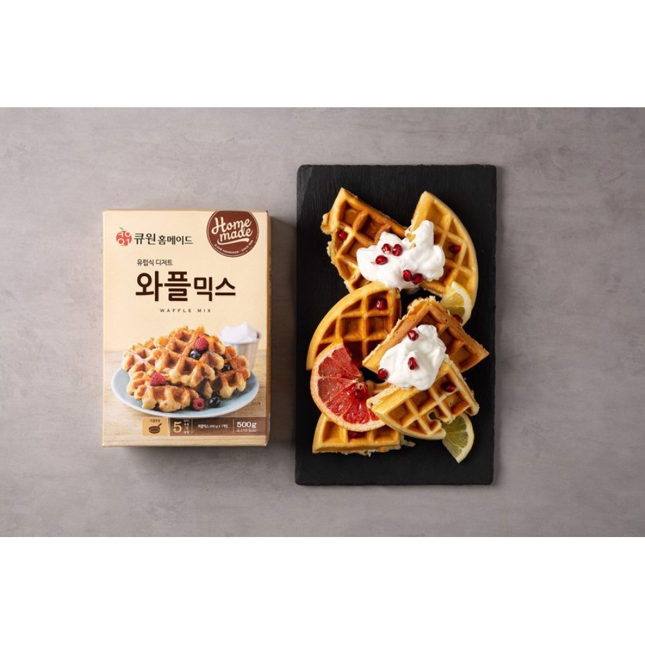 Hộp 500 Gam Bột Làm Bánh Waffle Hàn Quốc Samyang