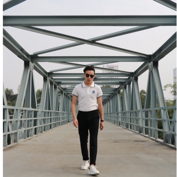 Áo Polo Nam Thêu Hình Chất Liệu Vải Cá Sấu Cotton Xuất Xịn Chuẩn Form Trẻ Trung Năng Động - AC124