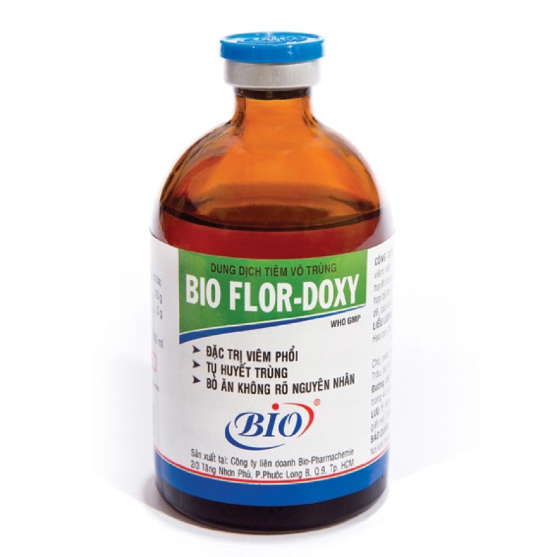 Flor Doxy 20ml-Viêm Phổi Bỏ Ăn Không Rõ Nguyên Nhân