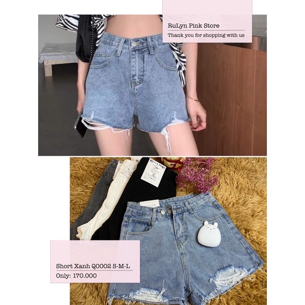 Quần Short Jeans