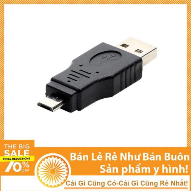 Đầu Chuyển Đổi USB A Đực Sang USB Micro B Đực 2.0