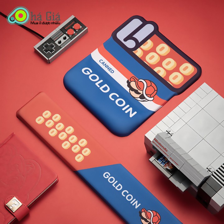 Lót Chuột Mario Có Đệm Silicon Kê Tay Chống Mỏi Chai Cổ tay