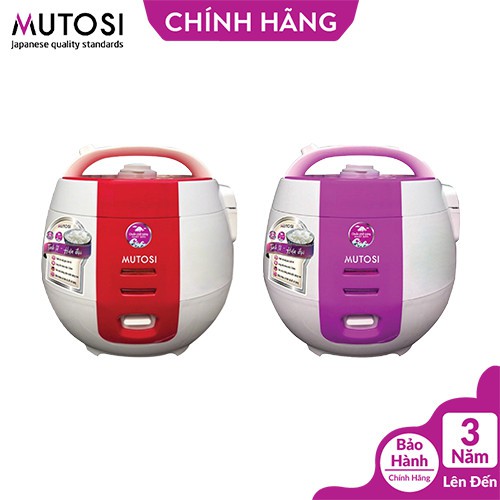 Nồi cơm điện công nghệ Nhật Bản 1.2 lít nhiều màu MUTOSI MR-12 cho cả nhà | BigBuy360 - bigbuy360.vn