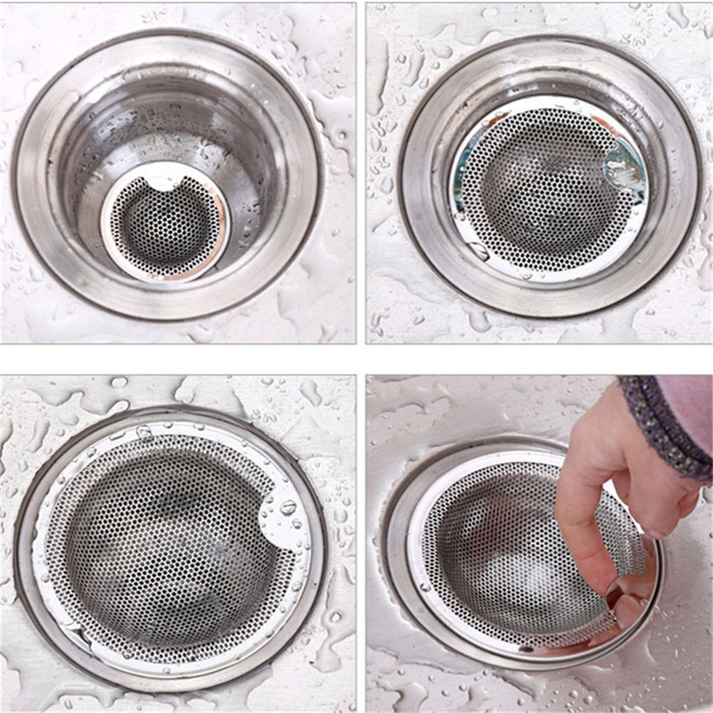 UFANSM Lọc Rác Bồn Rửa Chén Bằng Thép Không Gỉ Kiểu Dáng Mới