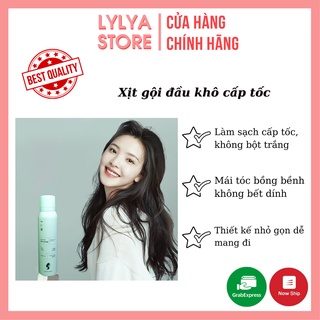 Xịt gội đầu khô 𝗖𝗔̂́𝗣 𝗧𝗢̂́𝗖 nội địa trung giúp tóc bồng bềnh tức thì suốt 8 Tiếng không dầu không bết dính Lylya Store
