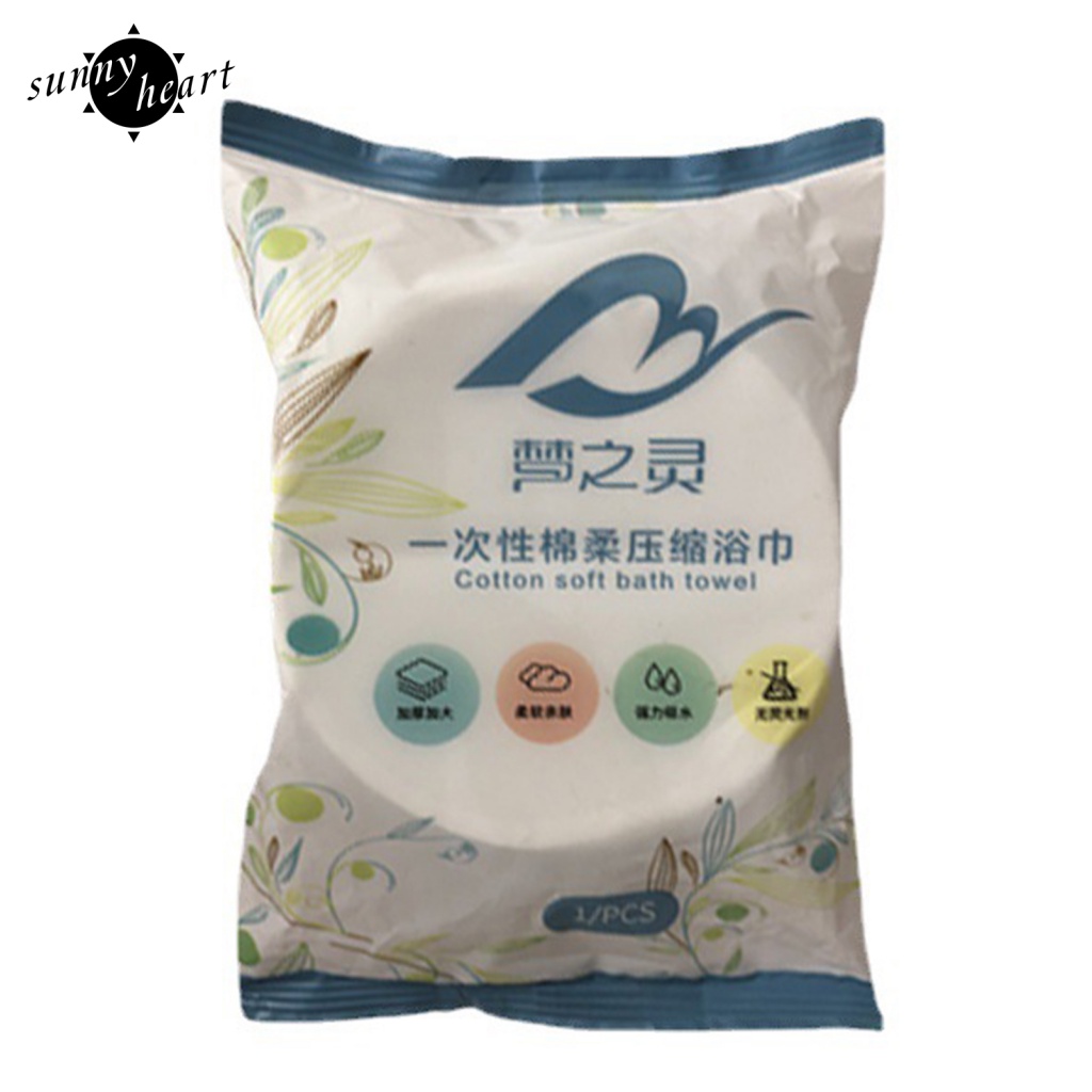 Khăn Nén Chất Liệu Cotton Màu Sắc Trắng Thân Thiện Với Môi Trường