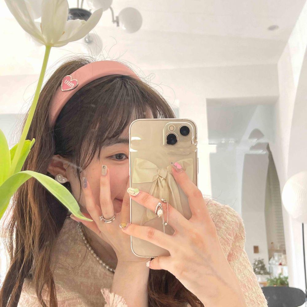 QQMALL Băng Đô Cài Tóc Hình Trái Tim Phong Cách Retro Sang Trọng Cho Nữ