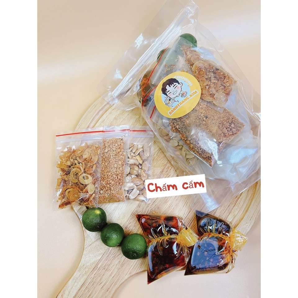 Bánh tráng chấm thập cẩm