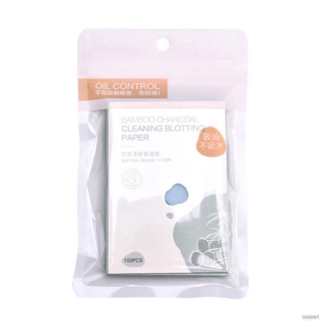 Set 100 giấy thấm dầu không kích ứng thân thiện với da