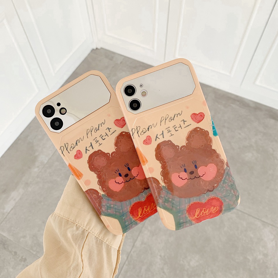 Ốp điện thoại họa tiết gấu màu ngọt ngào dành cho IPHONE 7 8 PLUS X XS MAX XR 11 PRO MAX SE 2020 | BigBuy360 - bigbuy360.vn