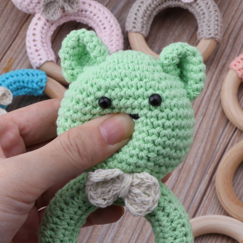 Đồ Chơi Treo Chất Liệu Không BPA Màu Sắc Tự Nhiên Cho Bé Sơ Sinh