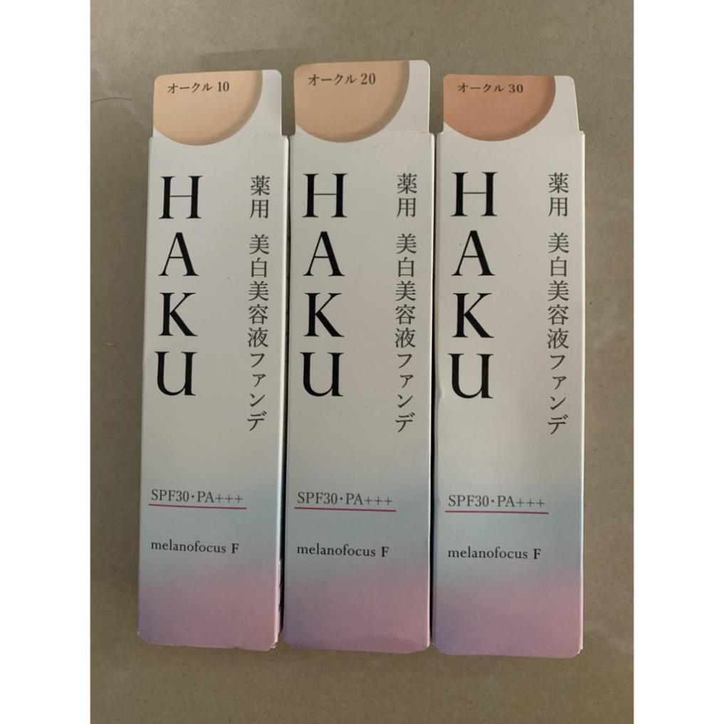 Combo Kem nền trang điểm ngăn nám dưỡng trắng da Haku Shiseido SPF 30 pa+++ Nhật bản nội điạ