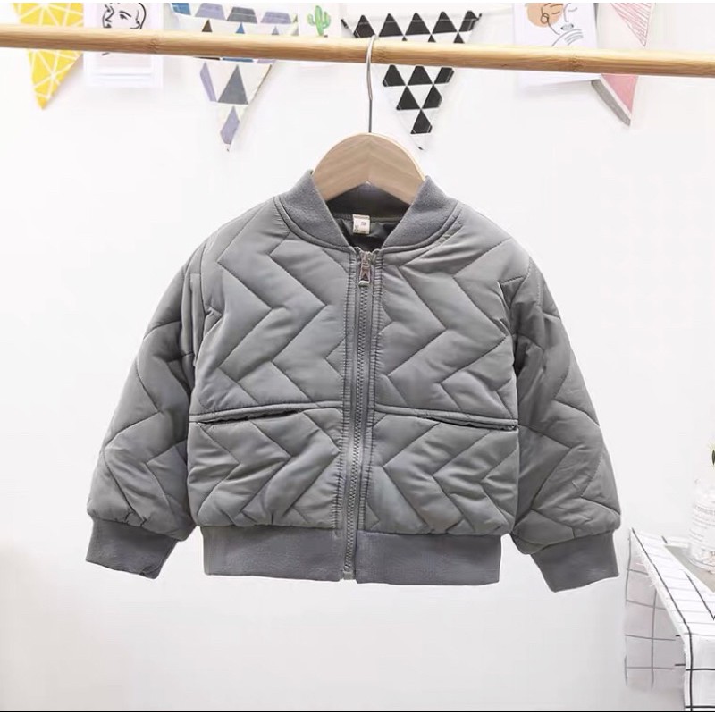 Áo khoác trần bông bé trai