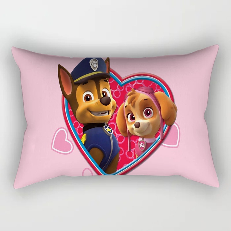 Vỏ Gối Đệm Sofa 30x50cm/50x75cm Họa Tiết Hoạt Hình Paw Patrol Dễ Thương