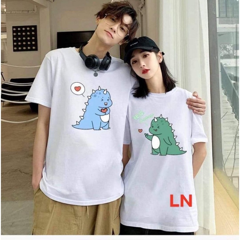 Áo đôi khủng Long ôm tim và búng tim LN11 (2 chiếc)