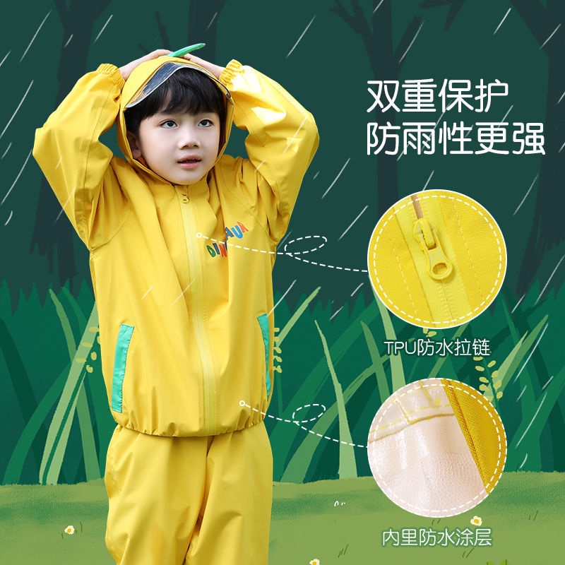 Áo Mưa Thiết Kế Dễ Thương Chống Thấm Nước Cho Bé Từ 3-6 Tuổi