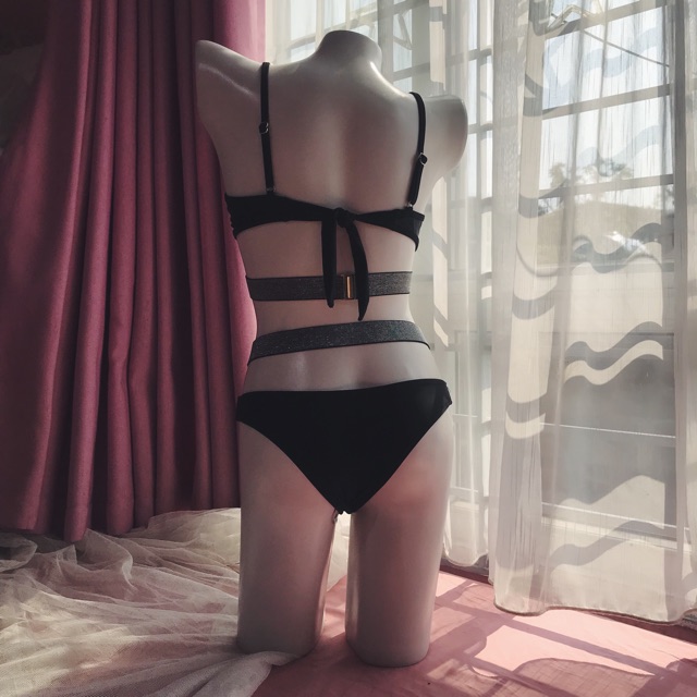 Bikini dây chéo ánh kim (Kèm hình thật) | BigBuy360 - bigbuy360.vn