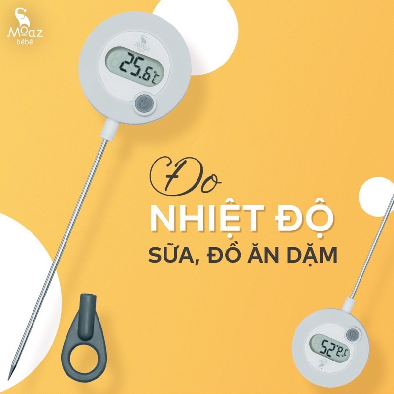 Moaz - Nhiệt kế đo sữa BéBé MB020