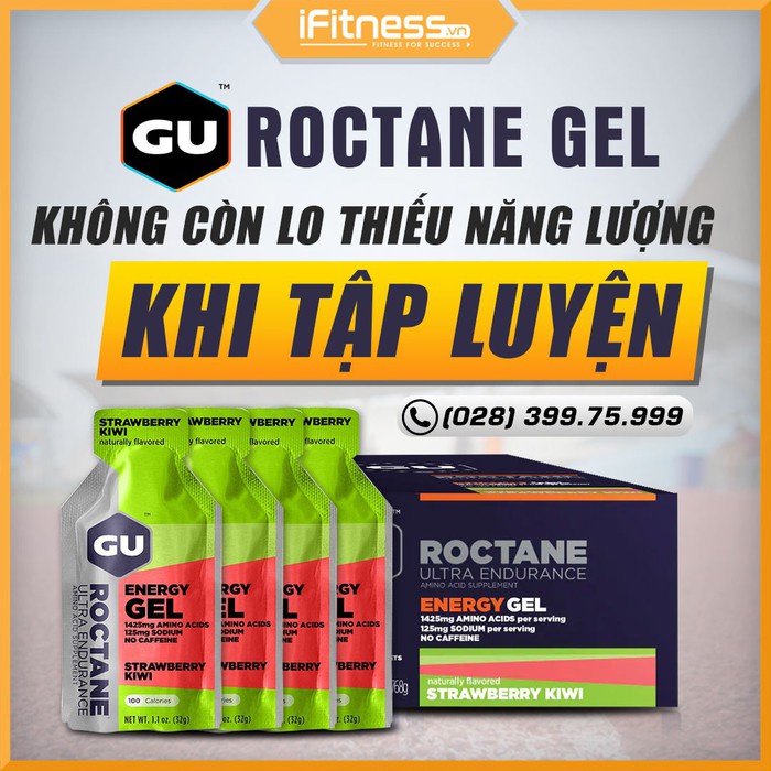 Gel Bổ sung năng lượng khi vận động thể thao - Hàm lượng gấp 2-3 lần GU thường