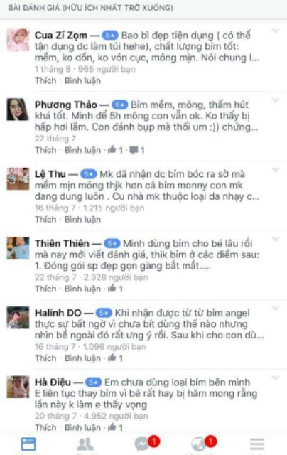 Bỉm quần angel M40 L38 XL36 XXL34 (Hàng chuẩn)
