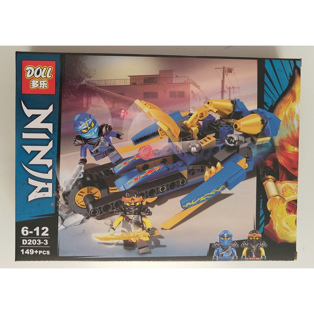 [ĐỒ CHƠI] [HÀNG ĐẸP GIÁ TỐT] - Lego D203 - Bộ lego ninja người máy hơn 150 chi tiết