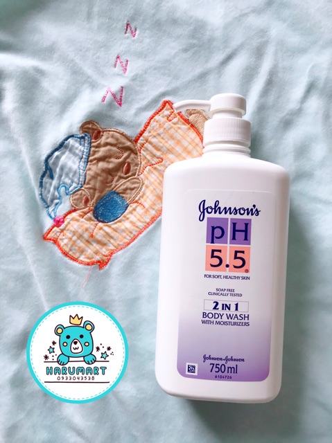 Sữa tắm dầu hạnh nhân/Sữa tắm 2in1 Johnson's Baby pH5.5 750ml