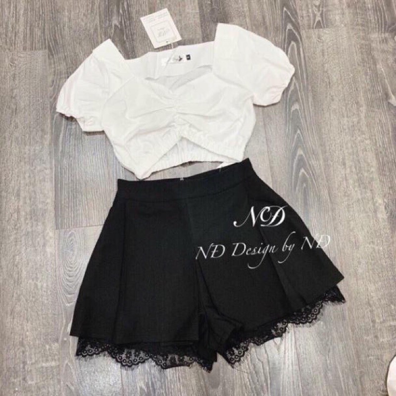 [ MÃ 444 ] QUẦN VÁY PHA CHÂN REN | BigBuy360 - bigbuy360.vn