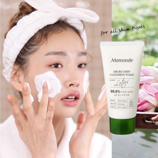 Sữa Rửa Mặt Mamonde Micro Deep Cleansing Foam 150ML dành cho da dầu, mụn đầu đen 150ml